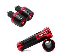Tapón para Extremos De Manillar Motocicleta para RVF400 RVF 400 NC35 1994-1996(Red)