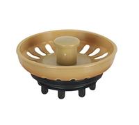 Tapón para Fregadero con Rejilla, Color Tierra Francia