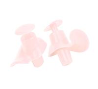 Tapón para los Oídos en Espiral de Silicona, Impermeable, Reutilizable, a Prueba de Polvo, con Caja Negra, Adecuado para Niños y Adultos (PINK)