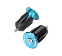 Tapón para Manillar de Bicicleta con Tapas de aleación de Aluminio para Bicicleta de montaña, Bicicleta de Carretera, BMX (Azul)
