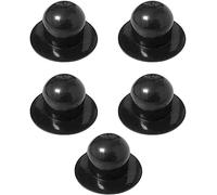 Tapón para piscina, tapón de piscina sobre el suelo, filtro de piscina, filtro de bomba, tapón de agujero de repuesto inflable, tapón de piscina para piscinas color negro, 5 piezas Deft y profesional