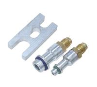 Tapon para Prueba de Fugas de Aire Acondicionado de Coche, Herramienta De Reparación De Aire Acondicionado Para Coches, Obturador Resistente para Tubos de AC para Mantenimiento de Vehiculos y Talleres