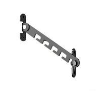 Tapón para ventanas con material de acero al carbono, diseñado para restringir el ancho de apertura y aumentar la protección contra caídas y acceso no autorizado (2 negros)