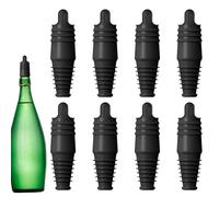 Tapón Para Vino, 8 Unidades Reutilizables, Tapón Para Botella, Para Champagne Vino Viaje Hogar Bar Fiesta Comedor Restaurante Cocina