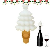 Tapón Para Vino Con Árbol De Navidad Sello Hermético Silicona Reutilizable