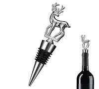 Tapon Para Vino Con Forma De Ciervo | Tapones Reutilizables Para Botellas De Vino Y Bebidas | Corchos Reutilizables Para Selladora De Champagne | Para Decoracion De Bodas Cumpleaños Accion De Gracias