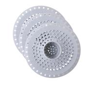 Tapón plegable de silicona para bañera, 12,5 x 12,5 x 3,5 cm, filtro antiobstrucción, protector de drenaje fácil de limpiar, apto para baño, cocina, lavandería
