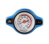 tapon radiador con temperatura + Akozon Cubierta de tapa termostática La calificación de presión Coche Pequeña Cabeza con indicador de temperatura del agua(1.1bar)