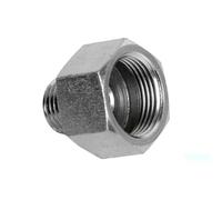 tapón reductor - rosca 22 x 1,5 a 16 x 1,5, ideal para adaptaciones en tuberías, fabricado en material resistente y duradero.