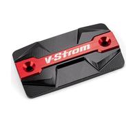 TapóN Rosca Llenado Aceite Tapa Del Depósito De Líquido De Freno Delantero Para Suzuki V-Strom Vstrom Tapa De Llenado De Aceite Del Motor(Red2)