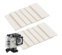 Tapón seco para cámara deportiva, lámina antivaho para cámara | 12X Pequeño Enchufe Seco Portátil para Cámara | Accesorios para cámaras deportivas, suministros de fotografía reutilizables, hoja antiva