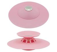Maurer Tapón universal para fregadero, lavabo y bañera – silicona con cestillo Ø 10 cm