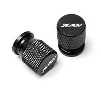 Tapón válvula del neumático 2 Piezas Para Honda XADV X ADV X-ADV 750 2018-2023 Motocicleta Todo El Año CNC Tapas De Vástago Válvula Neumático Rueda Aluminio Cubiertas(Nero)