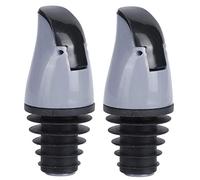 Tapón vertedor de botella de aceite, 2 uds. Tapón vertedor de botella de aceite para vino, salsa de soja, botellas de vinagre, accesorio de cocina(Gris)
