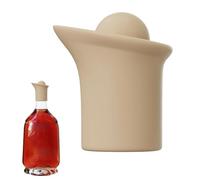Tapón vertedor para botellas de vino,Tapón para botellas de vino con pico vertedor | Tapones de Silicona para Bebidas Vinagre Cerveza Almacenamiento