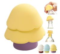 Tapón y abridor de botellas 3 en 1 con forma de árbol, tapa universal de silicona para botellas, sellador de botellas de agua de varios tamaños, sellador de bebidas reutilizable, protector de corcho