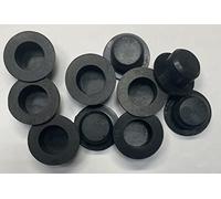 Tapón y Tapa de inserción cónica con Brida de Fuerza de protección para Orificio de identificación de 20-21 mm 51/64 "-53/64" de Apertura de Botella de Tubo (Paquete de 10) Caucho Reutilizable