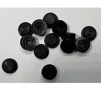 Tapón y Tapa de inserción cónica con Brida Protection Force para Orificio de identificación de 7,5-8 mm 19/64"-5/16" de Apertura de Botella de Tubo (Paquete de 20) Goma Reutilizable