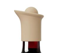 Tapon Y Vertedor Para Botella De Vino,Conservador Reutilizable De Vino Con Pico Vertedor - Tapones De Silicona Herméticos Para Champagne Oliva Cerveza