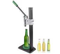 Taponadora manual de botellas de banco para tapas de 26 a 29 mm, fácil sellado de botellas con esta máquina tapadora de corona, equipo esencial para elaboración casera