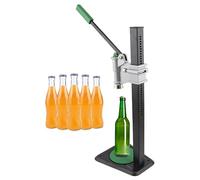 Taponadora Manual para Tapas Corona, prensadora de Tapas fácil para Botellas de Cerveza, Aceite y refrescos, Altura Ajustable de 100 a 500 mm.