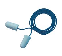 Tapones 3M E-A-Rsoft detectables azules con cordón - Caja de 200 pares