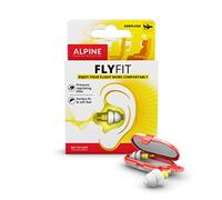 Tapones Alpine FlyFit - Regulan la presión del aire para prevenir el dolor de tímpano - Filtros suaves diseñados para viajar - Material hipoalergénico cómodo - Tapones reutilizables