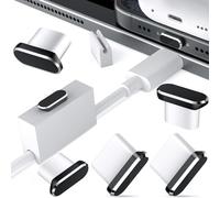 Tapones Antipolvo USB C para iPhone 17 Air 16e 16 Pro MAX 15 Plus, Paquete de 5 Fundas Antipolvo para Samsung A17 A16 S25 S24 A54 S23, Protector de Puerto de Carga Tipo C para Google Pixel 10 9 8 7
