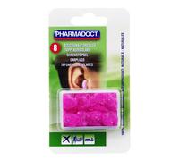 Tapones Auriculares De Cera 8 Und + Contenedor