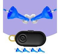 Tapones autoinflables for los oídos: protección auditiva impermeable y reutilizable for nadar, roncar, meditar y concentrarse.(A pair)
