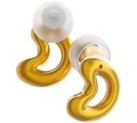 Tapones Concierto Protección Auditiva 19dB - Cómodos, 4 Tamaños XS/S/M/L, Estuche Incluido - Para Festival, Discoteca y Conciertos - Dorado Metalizado