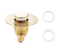 Tapones cromados para fregadero de repuesto para baño, diseños portátiles con colador de drenaje, ajuste estándar de 25 mm a 46 mm, tapón de fregadero para mejoras del hogar