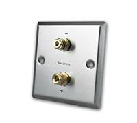 Tapones De Acero Inoxidable De 2 Plátano Panel De Conexión Dynavox Ls-Pared