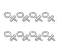 Tapones de acero inoxidable para tuberías de 6 mm, compatibles con caravanas, autocaravanas, tienda de campaña, accesorios de fijación segura, rieles de tubería, accesorios de camping