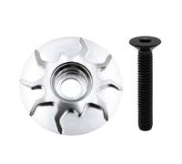 Tapones de aleación de aluminio de alta resistencia, tapas de vástago de bicicleta, tapas de rosca para mejorar el rendimiento de ciclismo, auriculares de bicicleta, tapas superiores