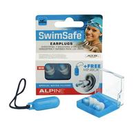 Alpine Swimsafe - Tapones para los oídos para natación - Filtros únicos para mantener el agua fuera y seguir oyendo conversaciones - Material cómodo y termomaleable - Ajuste universal