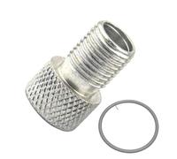 Tapones de aluminio para neumáticos de bicicleta, convertidor de válvula de neumático, convertidor de válvula de herramienta reutilizable, adaptador de boquilla de inflador portátil para bicicletas