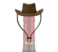 Tapones De Botella Sombrero De | Silicone En Forma De Sombrero Para Vino,Accesorio Reutilizable Hermético Para Cocina, Divertido Para Reuniones Barbacoa Regalos Champagne Cerveza