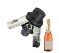 Tapones de champán - Tapón de acero inoxidable ABS de 6 x 3,5 cm para botella de vino espumoso | Sellador de botellas de ajuste a presión con de bloqueo de bomba, tapón reutilizable para