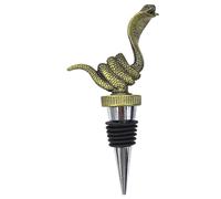 Tapones de champán, tapones para botellas de vino, tapón de champán con cabeza de serpiente, accesorios de vino, conservador de la frescura, cabeza de serpiente del zodiaco de aleación creativa, tapa