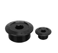 Tapones de cubierta de sincronización Torvex, tapas de inspección del motor, tornillos de acceso al cárter compatibles con CRF110F CRF250L CRF250M CRF250 CRF300L (negro)