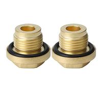 Tapones de drenaje, 2 uds., Juego de tapones de drenaje diferencial de latón para 2 Td5 y V8