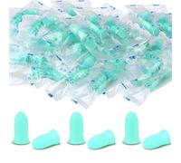 Tapones de espuma para los oídos, súper suaves para dormir, diseño ergonómico, 36 dB SNR, cancelación de ruido, hipoalergénicos, para bloquear ronquidos, volar, estudiar, trabajar (verde, 60 pares)