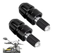 Tapones de extremo de barra - Cubierta de manillar de aleación de aluminio | Extremos de barra de modificación de motocicleta | para motocicleta, carretera, scooter, turismo, viajes, ciclismo