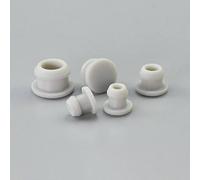Tapones de goma para agujeros,Tapones de goma para 5 Unids/set Tapón de Orificio a Presión Caucho de Silicona 2,5 mm ~ 50,6 mm Tapas Sello Tapón Orificio 250 ° C ~ -40 ° C (Color: Gris, Tamaño: A 10,5