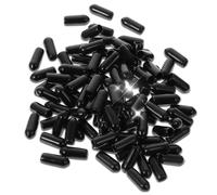 Tapones de goma para botellas, 50 tapas de vertido de alcohol, tapas de goma con capucha, tapas de boquilla de licor, cubiertas de vertedor de botellas, tapas de goma de polvo y vertedor