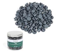 Tapones de goma para viales de 20 mm (100 unidades), puertos de inyección con autocuración de dos patas para frascos de hongos, viales de vidrio y de cultivo, se pueden esterilizar con vapor