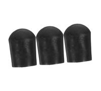 Tapones de Goma para Violonchelo Negros 3 Piezas Antideslizantes