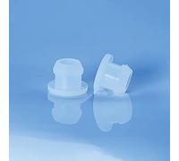 Tapones de goma, Tapones de silicona transparentes for orificios, 4,5 a 14 mm, tipo T, con junta a presión, for extremos ciegos, 10 o 20 unidades(20pcs,7.5Mm(Xy 0011))