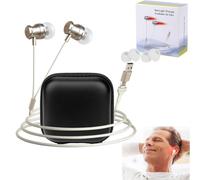 Tapones de infrarrojos para el tinnitus, auriculares para el tinnitus, dispositivo para, tapones de luz roja para la nariz y los oídos, reducción de ruido para ruidos de oído, ayuda para dormir
